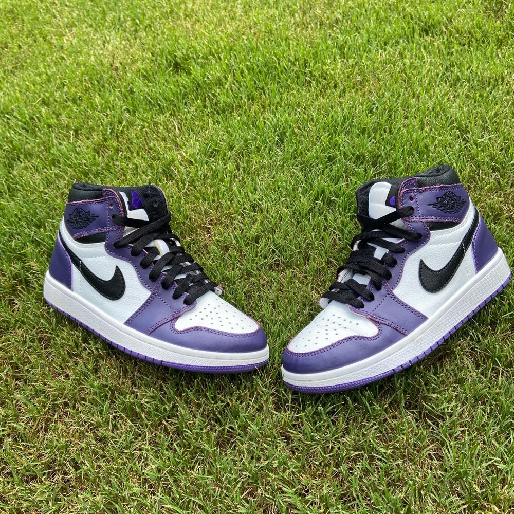 Jordan 1 court purple 2.0 og f a k e